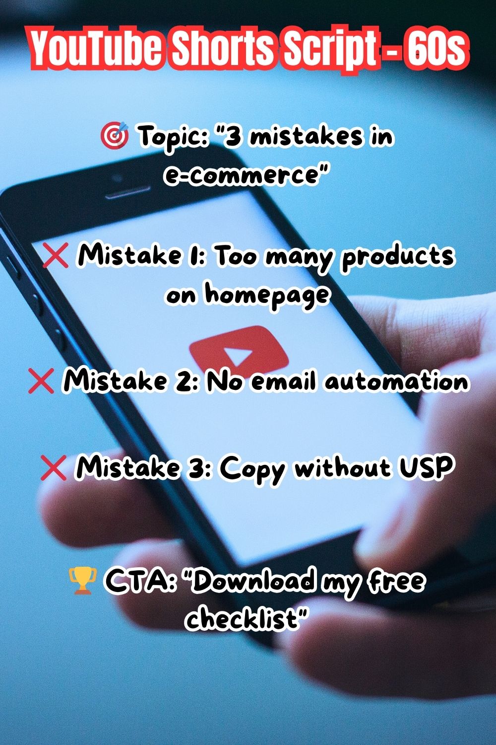 YouTube Shorts script sample 60 seconds educational content